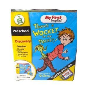 My First LeapPad Book Cartridge Dr. Seuss There's a Wocket in My Pocket